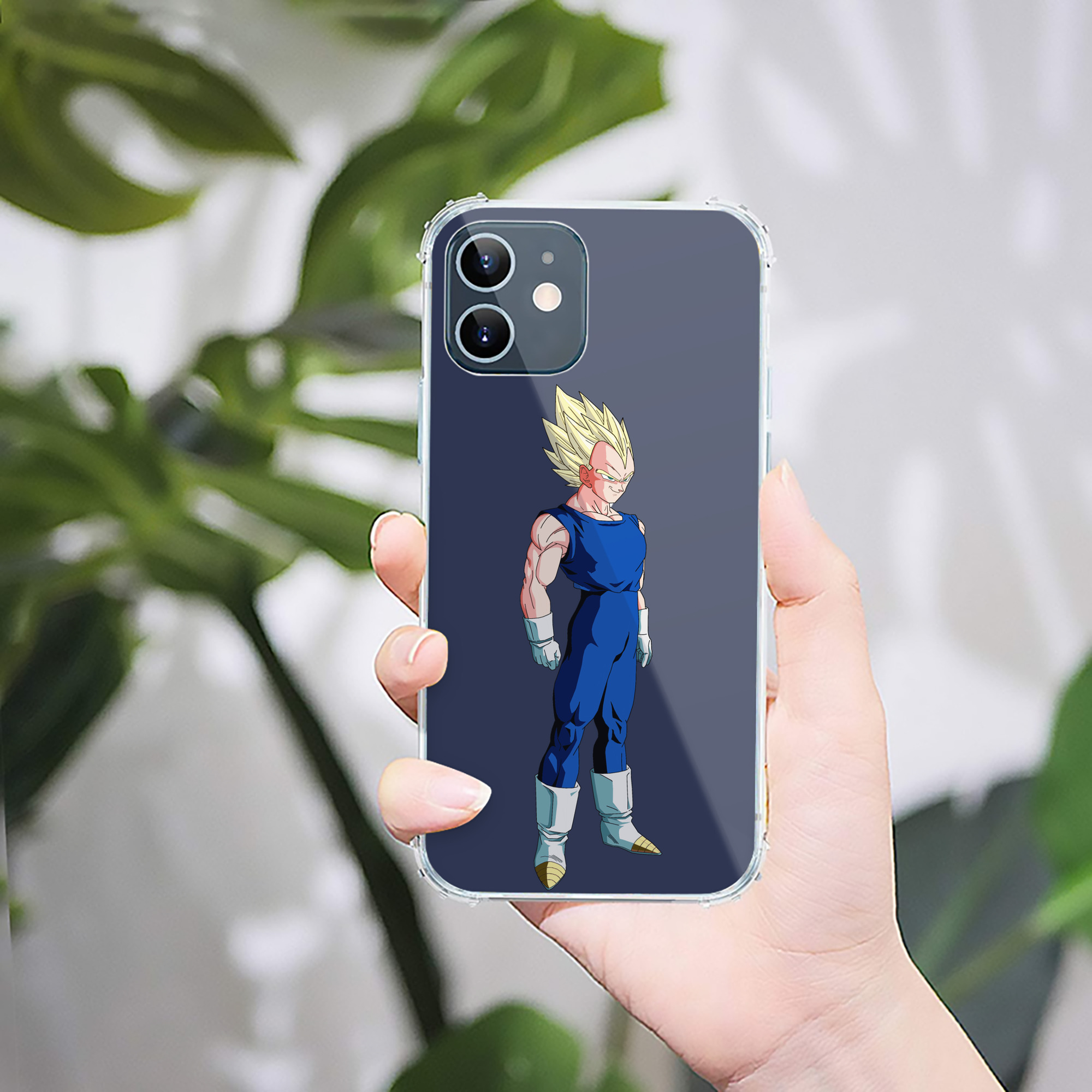 （画像用） ドラゴンボール ベジータ四世（Bejīta Yonsei）DRAGON BALL Vegeta IV 【iPhone 12シリーズ対応】透明スマホケース（クリアソフトケース）